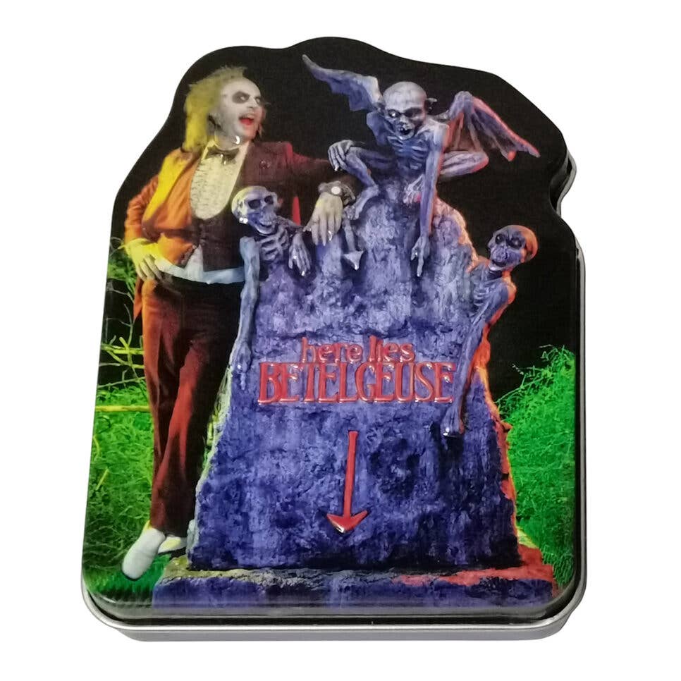 Beetlejuice Afterlife Sours, Collectible Candy Tin