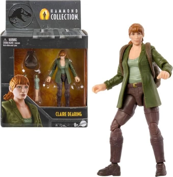 Mattel Jurassic World Hammond Collection Character Action Figure, Claire Dearing