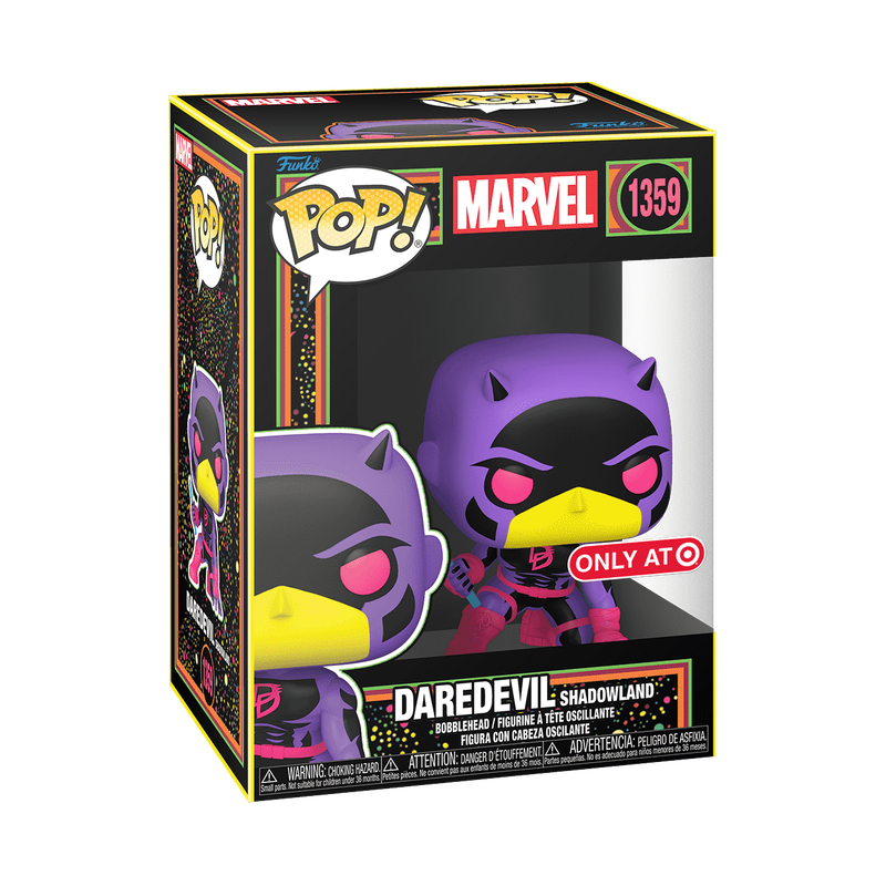 Pop! Daredevil (Black & Red) (Black Light)