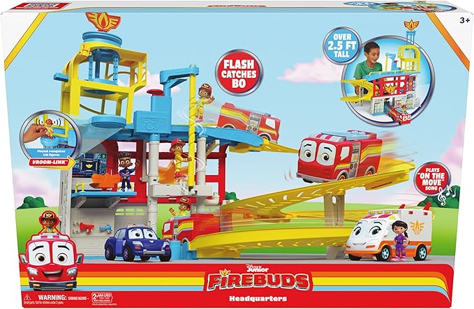 Disney Junior Firebuds HQ Playset with Lights