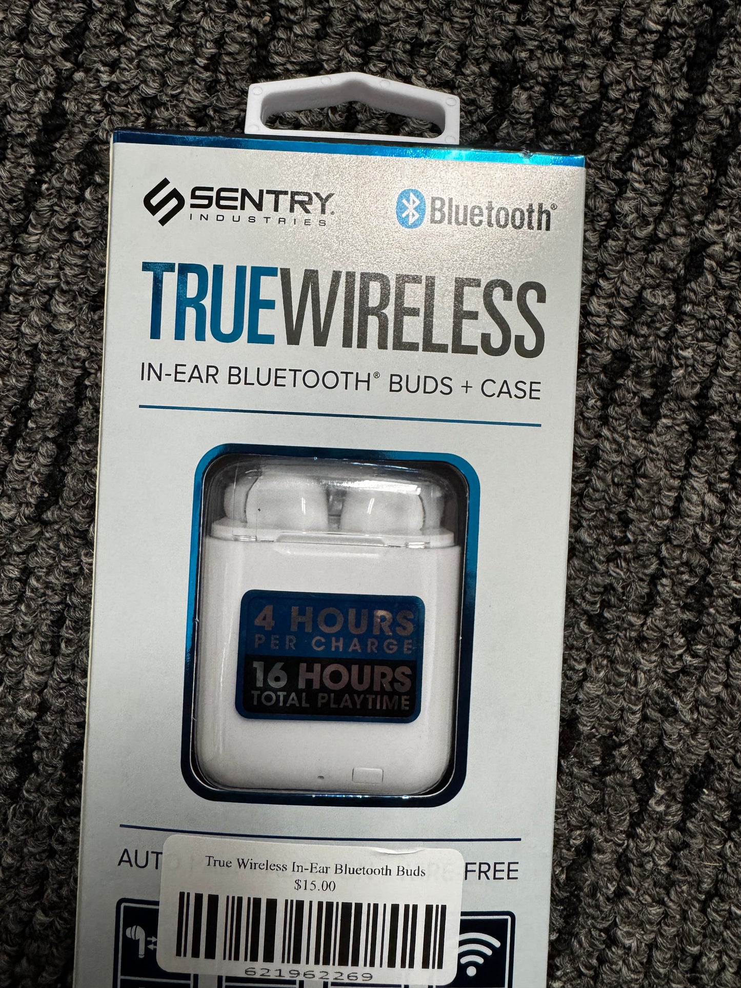 Sentry True Wireless Bluetooth Buds & Charging Case